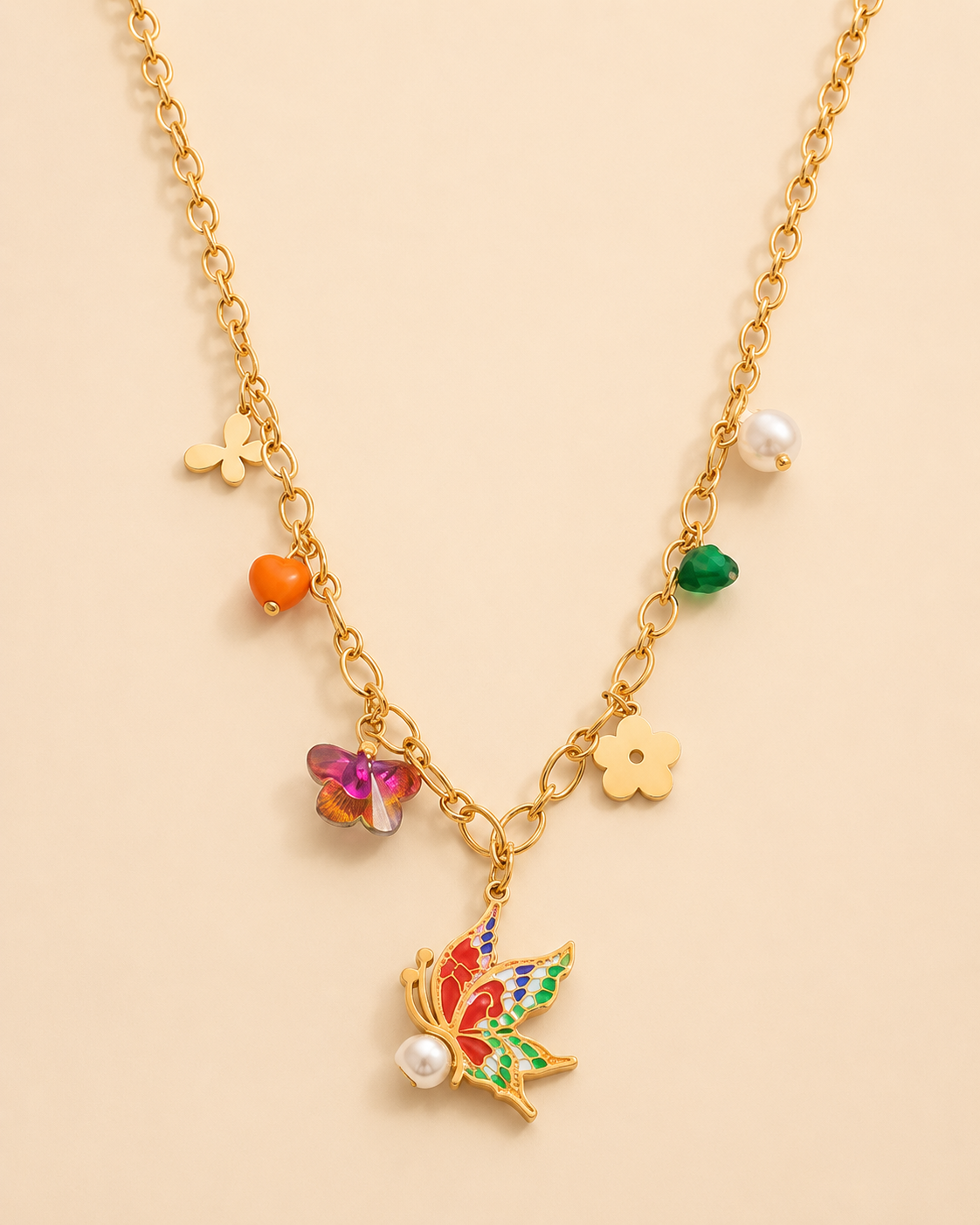 Butterfly Charm Necklace