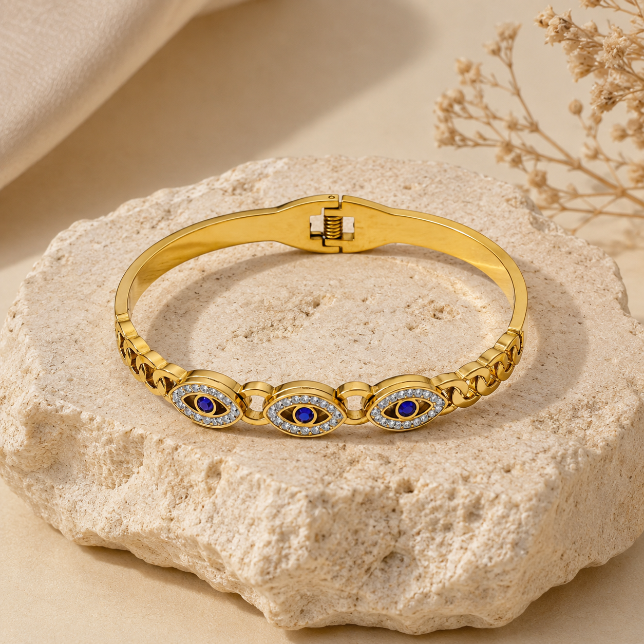 Evil Eye Luxe Bangle