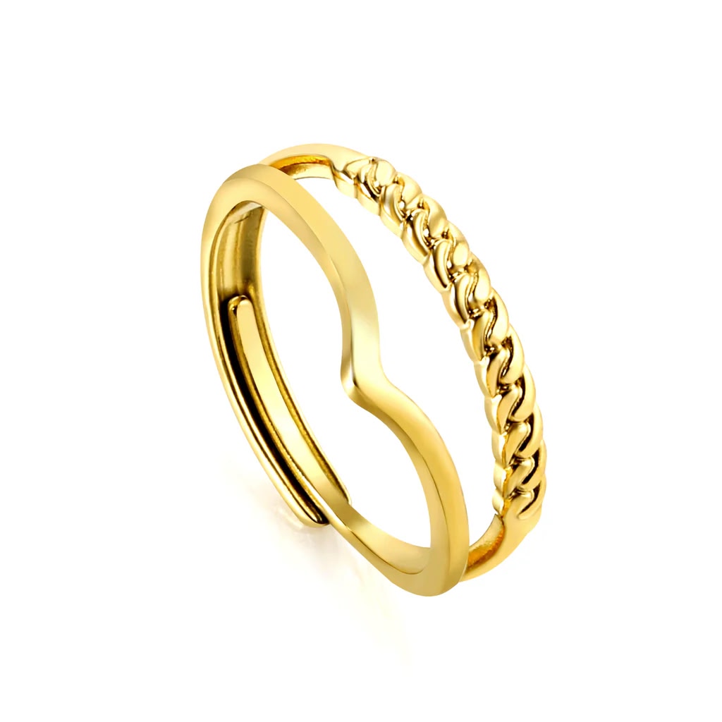 Heart Stack Ring