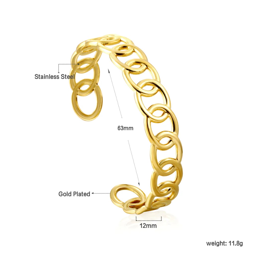Golden Loop Bracelet