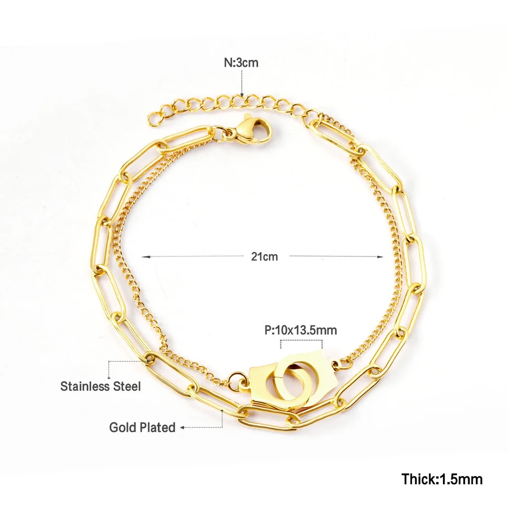 Lock & Love Chain Bracelet