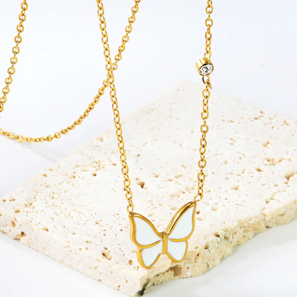 Aura Butterfly Necklace