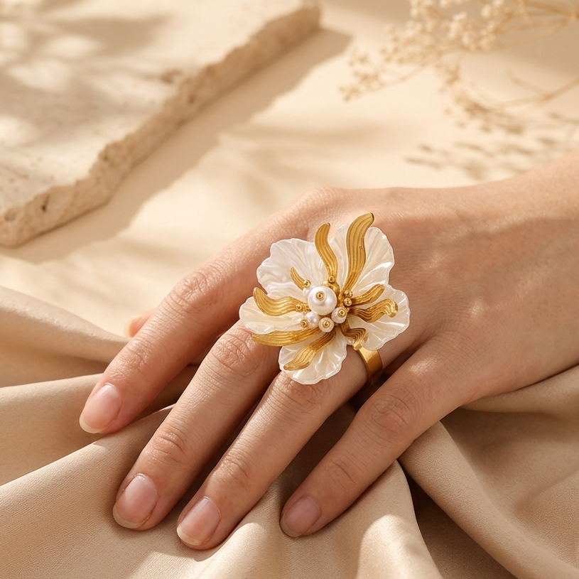 Pearl Bloom Ring