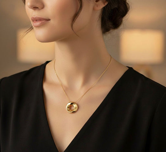 Round Pendant Necklace