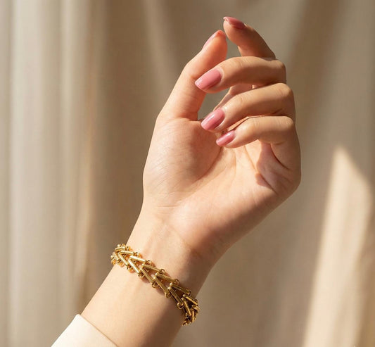 Royal Weave Chain Bracelet