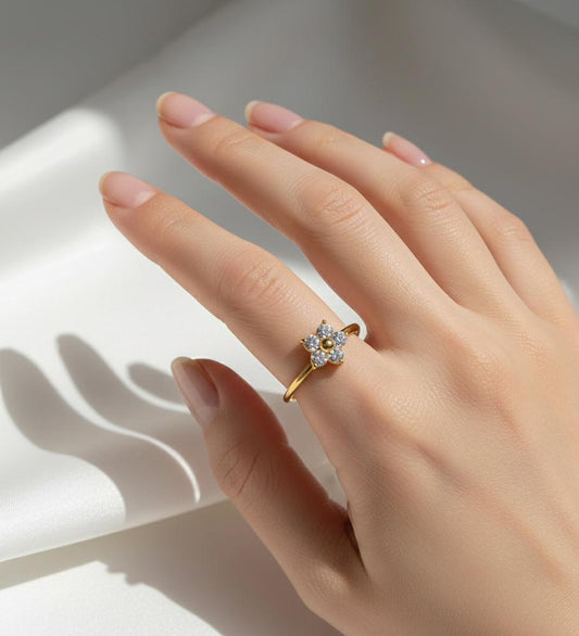 Aurora Flower Ring