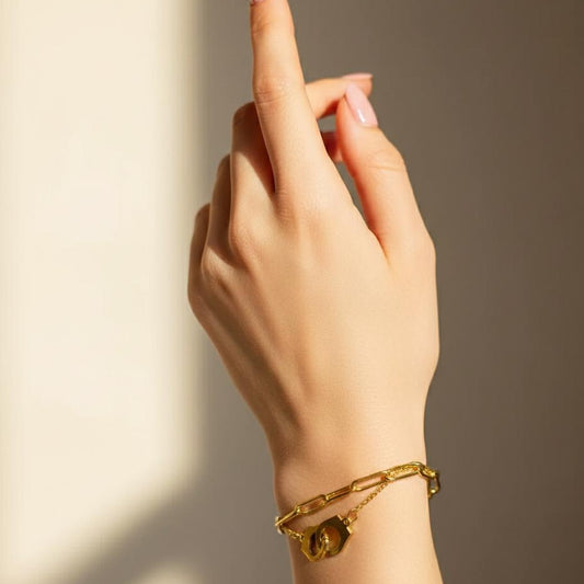 Lock & Love Chain Bracelet