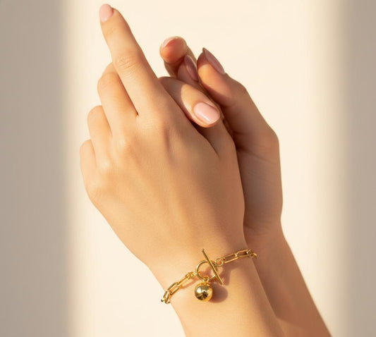 Golden Orbit Bracelet
