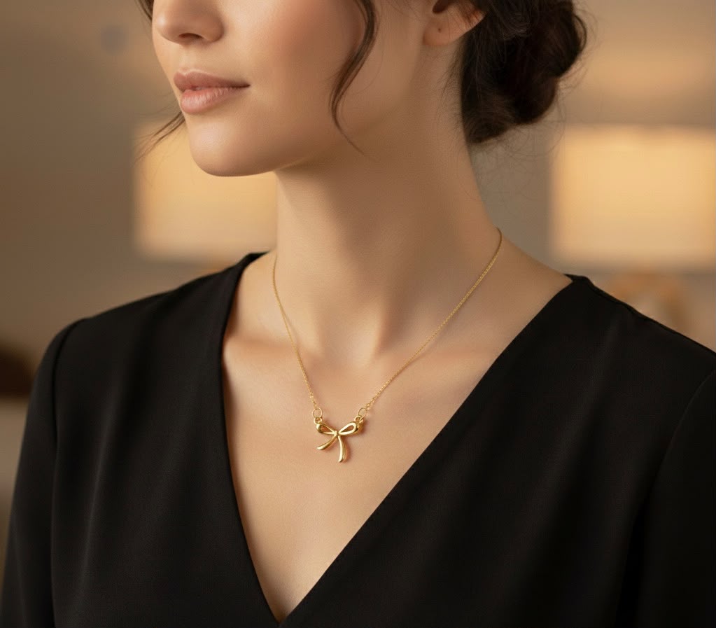 Bella Bow Necklace