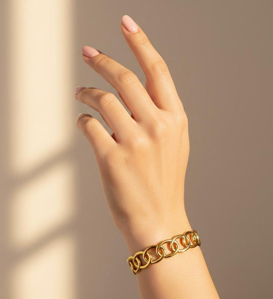 Golden Loop Bracelet