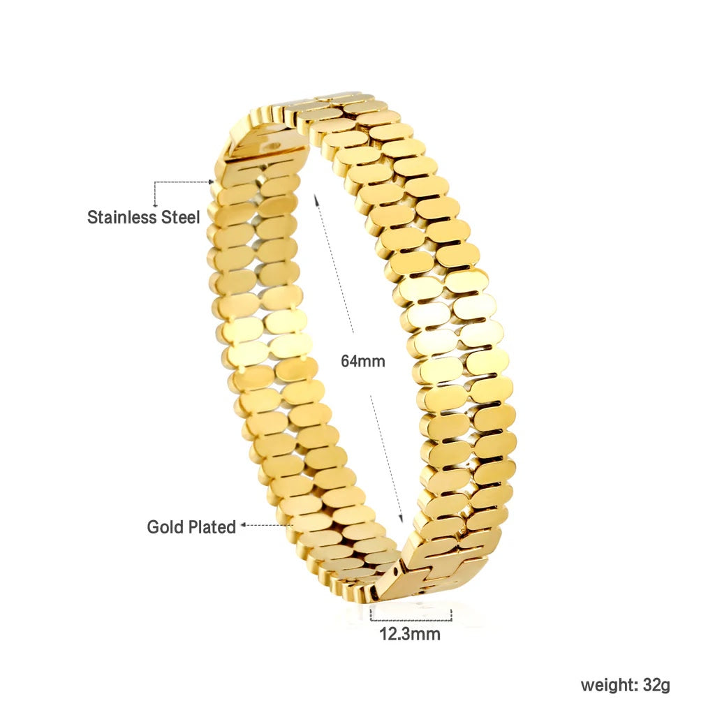 Golden Tile Bracelet