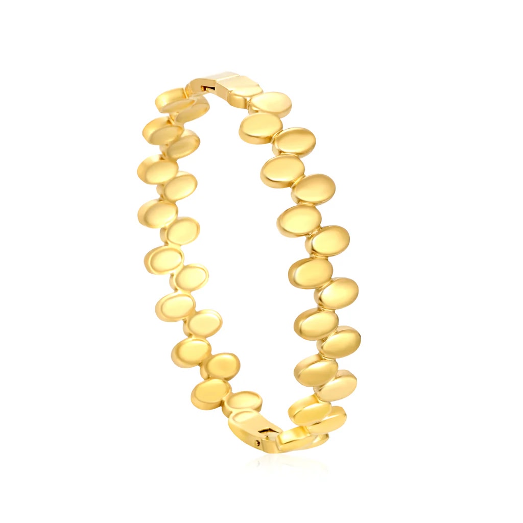 Golden Coin Link Bracelet