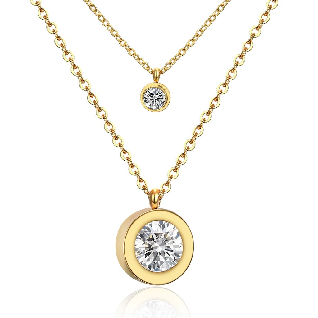 Aura Disc Necklace