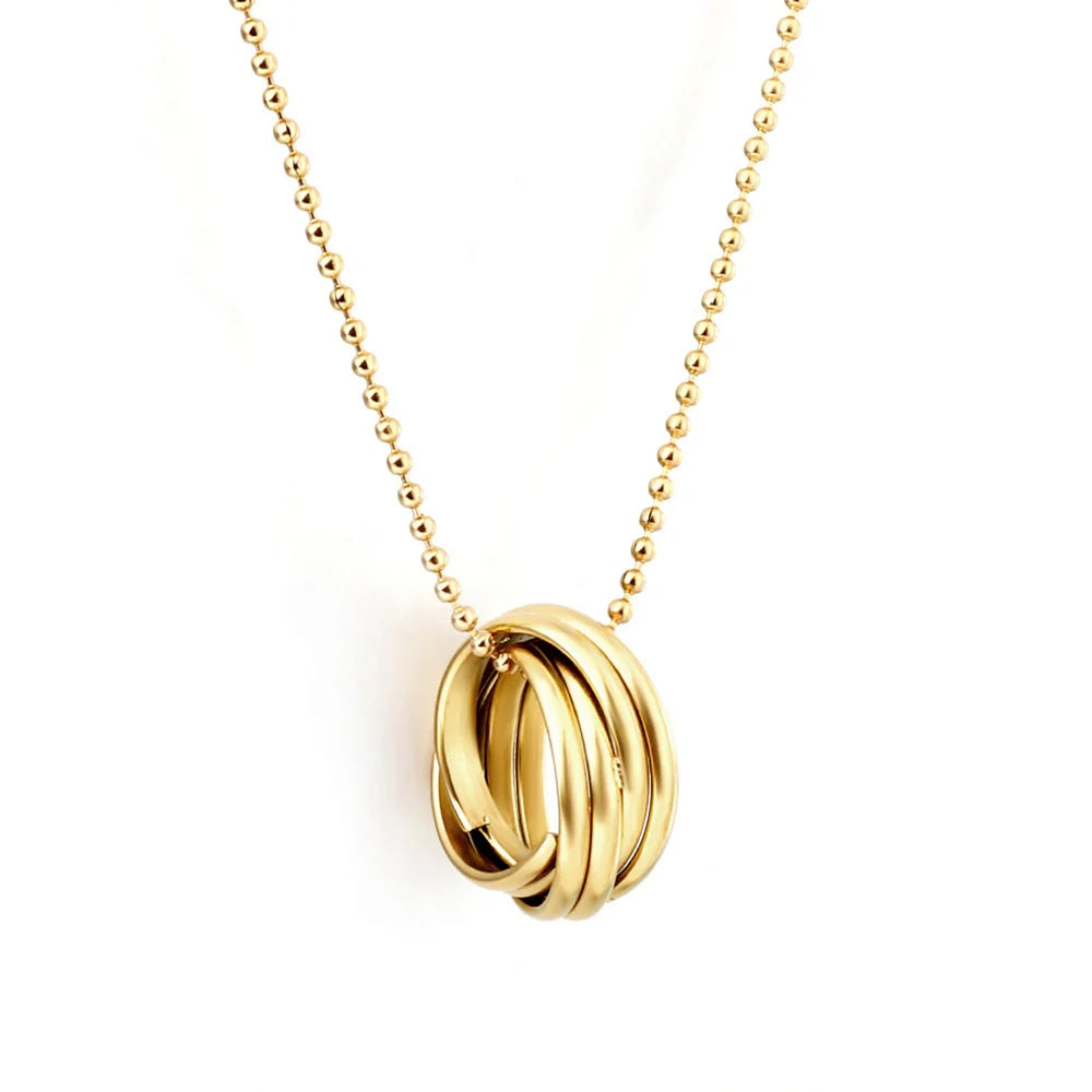 Golden Orbit Necklace