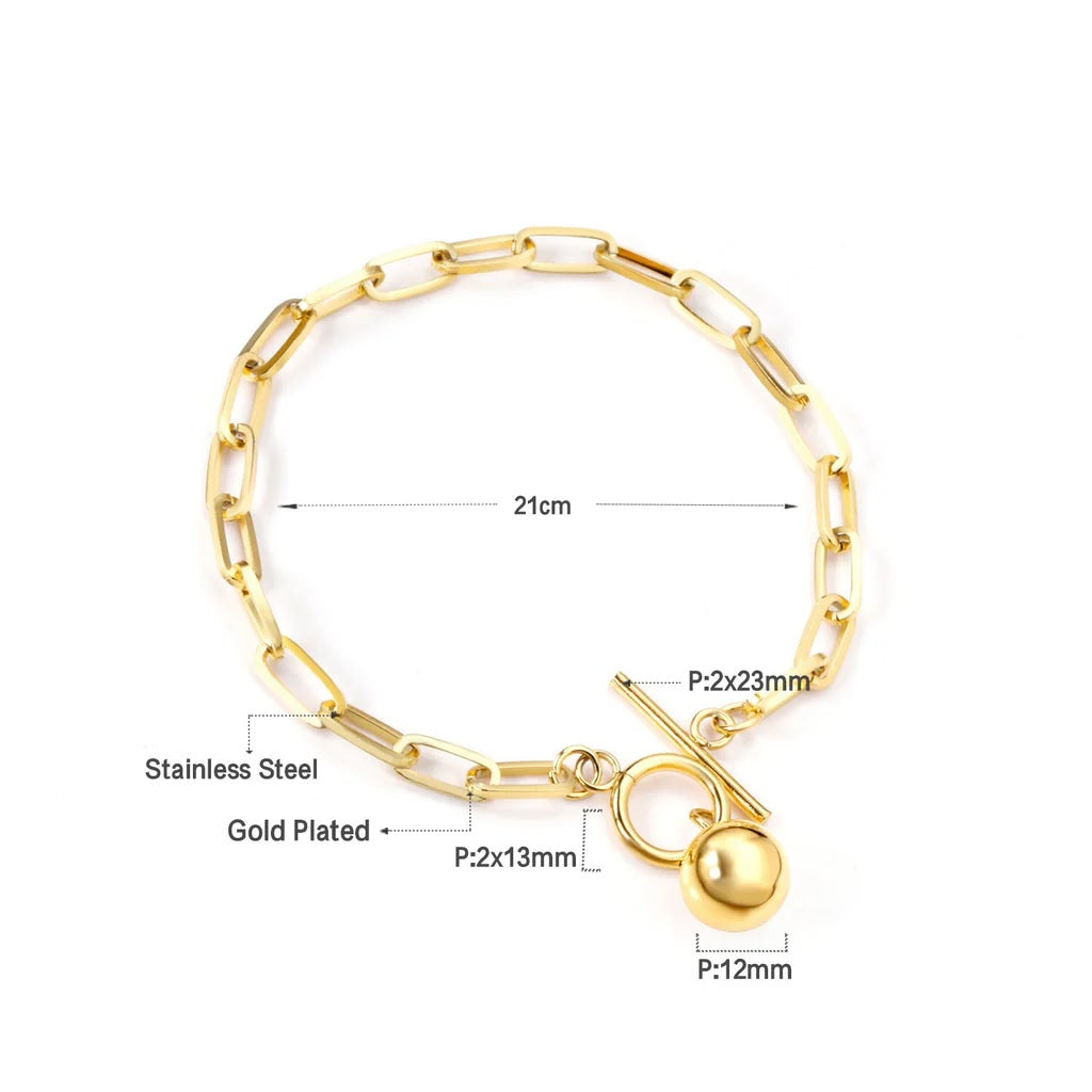 Golden Orbit Bracelet