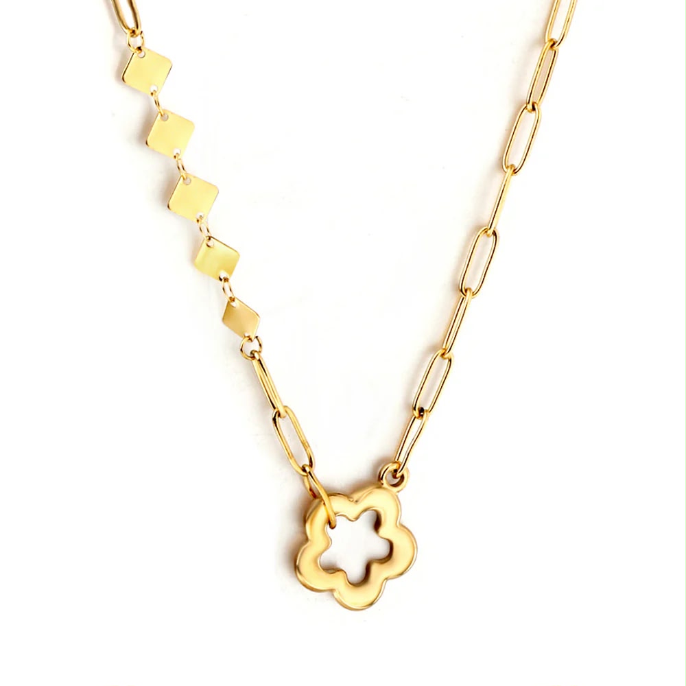Modern Clover Gold Chain