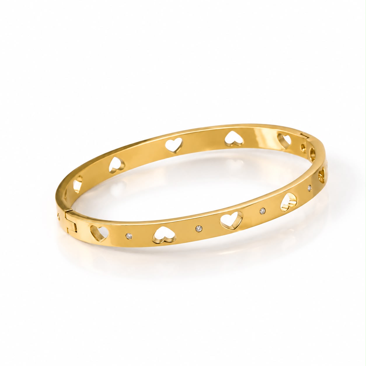 Heart Halo Bangle